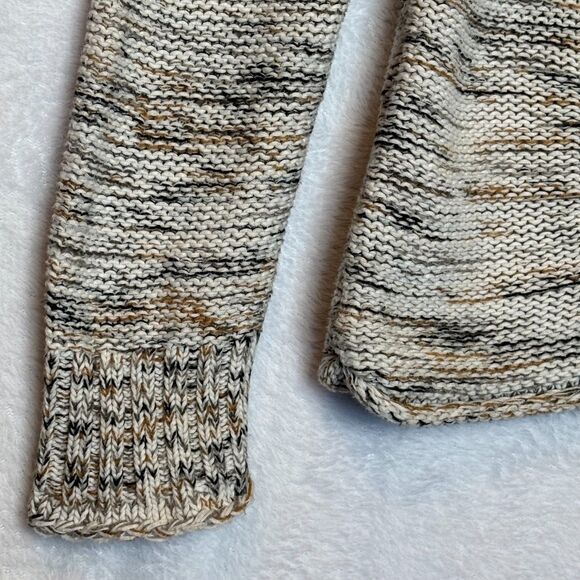 EDDIE BAUER Women's L Long Sleeve Hooded Pullover Sweater BOHO Kangaroo Pocket - Picture 10 of 16